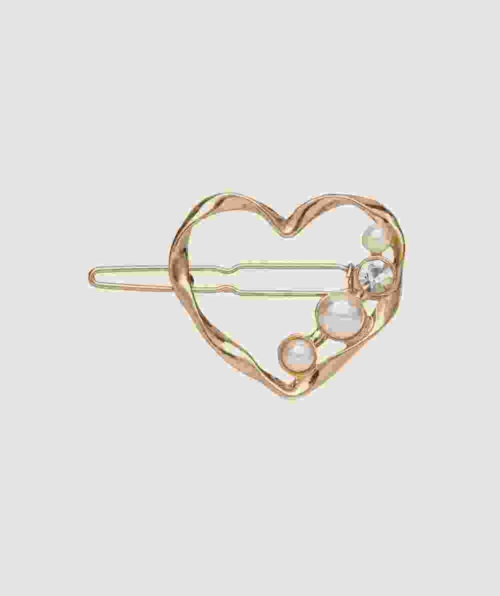 Heart Shape Pearl Hair Pin